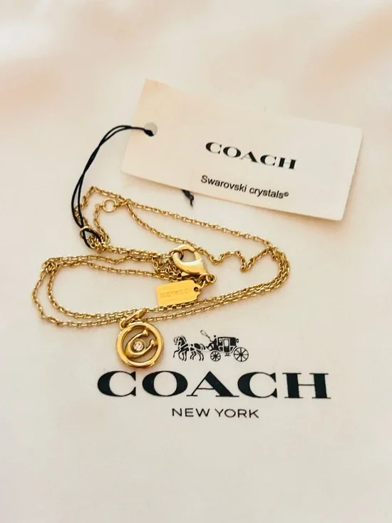 Coach Swarovski Crystal Necklace - Picture 11 of 11